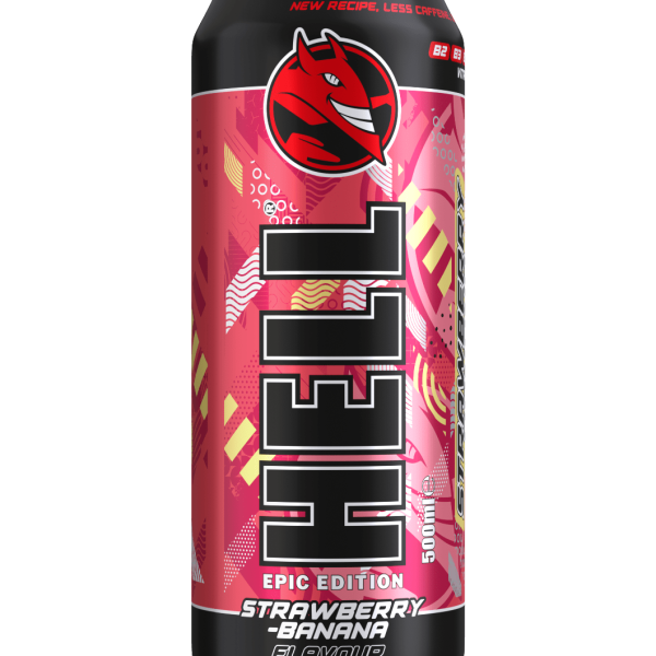 HELL Energy Drink STRAWBERRY BANANA Flavour