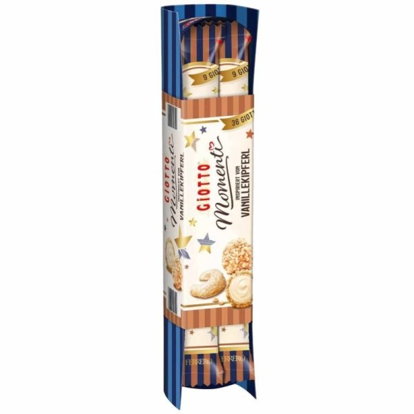 Бисквитки Ferrero Giotto Momenti Vanilla Crescent (опаковка 154 г)