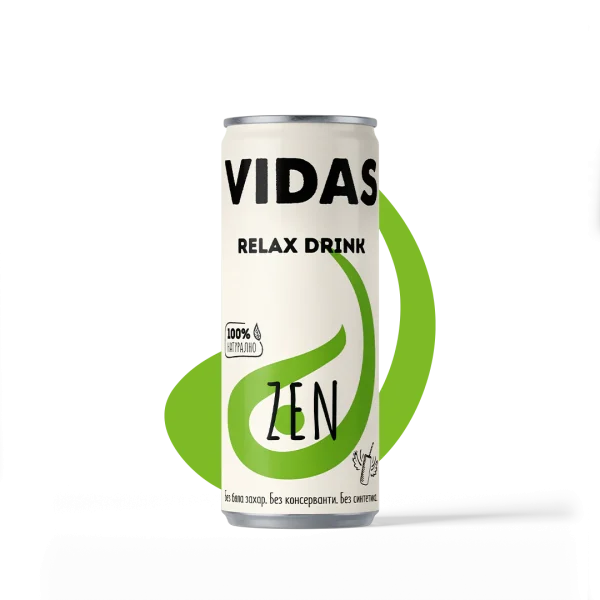 Релаксираща напитка VIDAS Zen, 250 мл