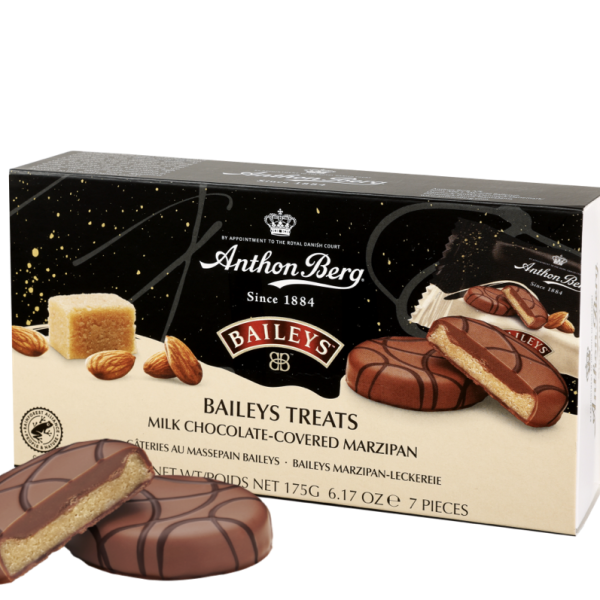 Anthon Berg Бонбони Anthon Berg Baileys - 175 г - 7 парченца млечен шоколад - с вкус на Baileys и марципан - Шоколад с алкохол